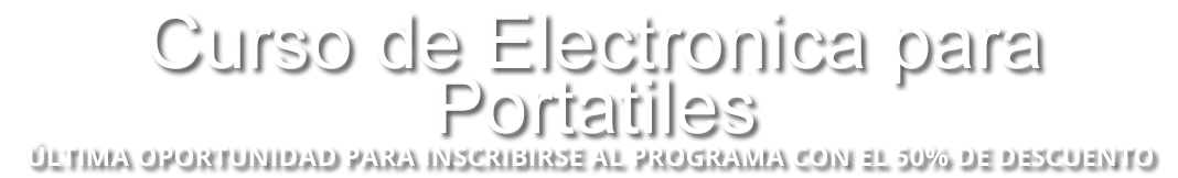 curso de electronica para portatiles
